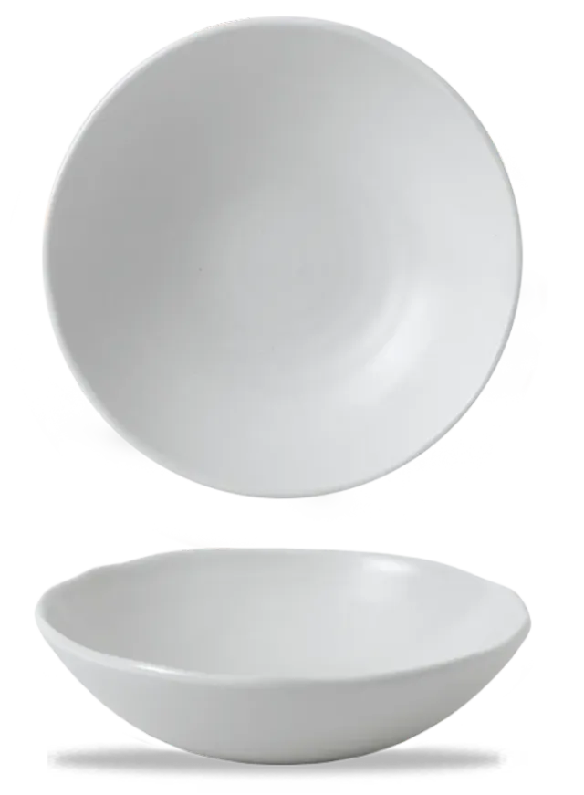 Dudson White Coupe Bowl Piatto 25 cm 6 pezzi