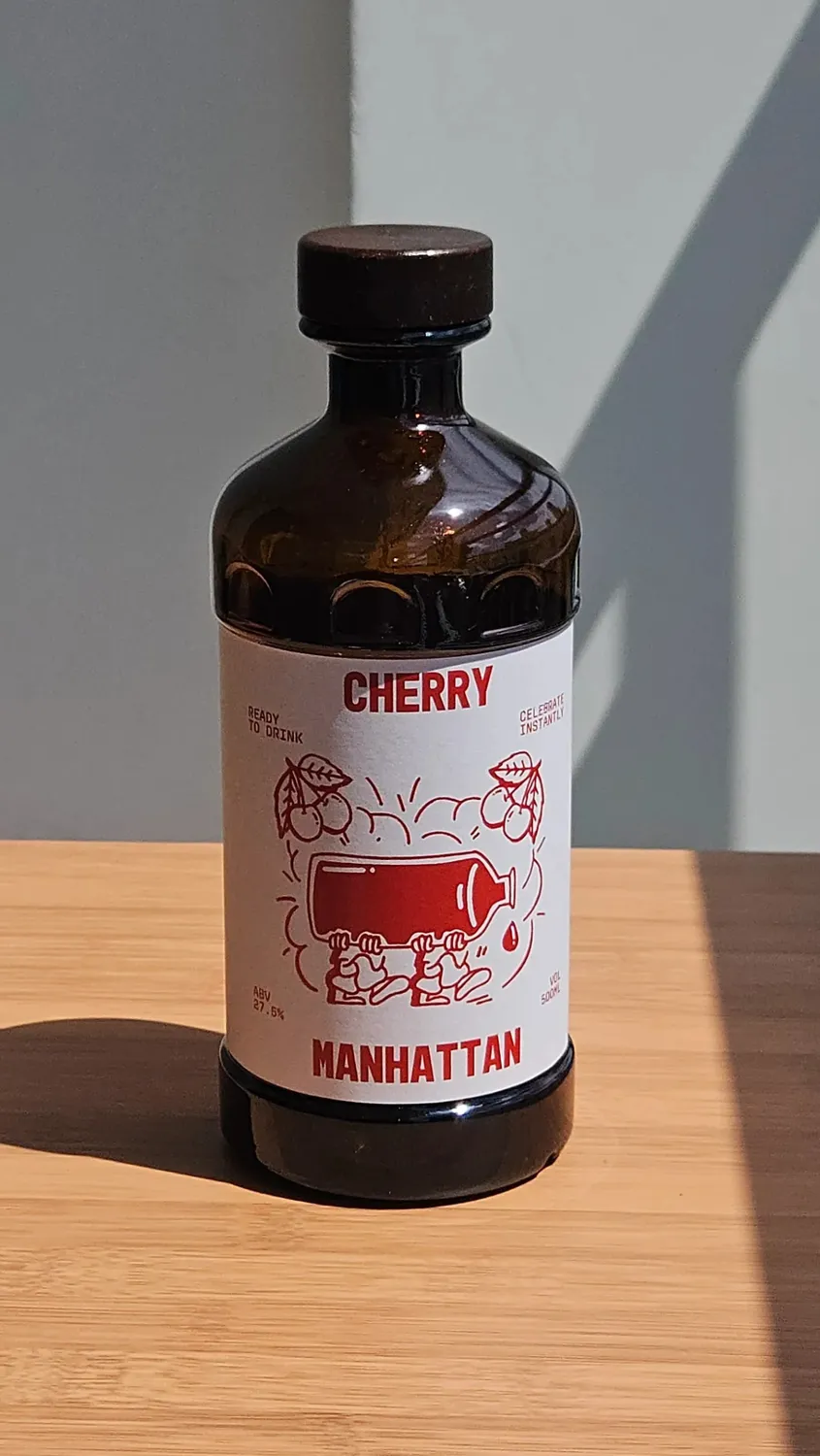 Cocktail Ceremony Cherry Manhattan cocktail pronto amarena
