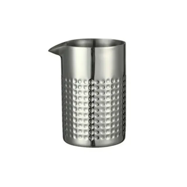 Cocktail Ceremony Stir Mixing Glass 580ml martellato doppia parete