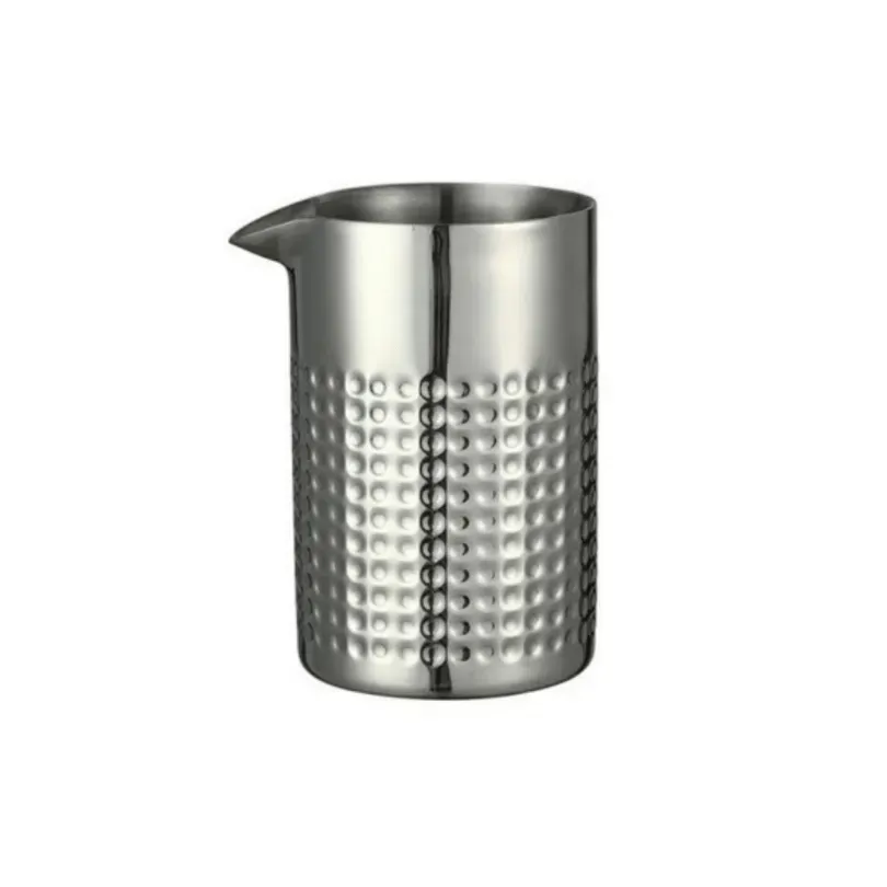 Cocktail Ceremony Stir Mixing Glass 580ml martellato doppia parete