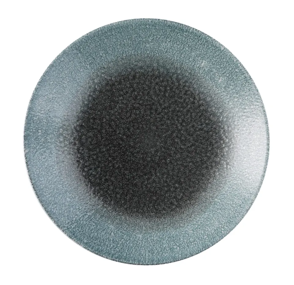 Showbar Studio Prints Raku Agate Topaz Piatto 26 cm 6 Pezzi Porcellana
