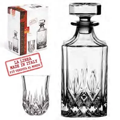 RCR Opera set bicchieri liquore 7 pz vetro sonoro