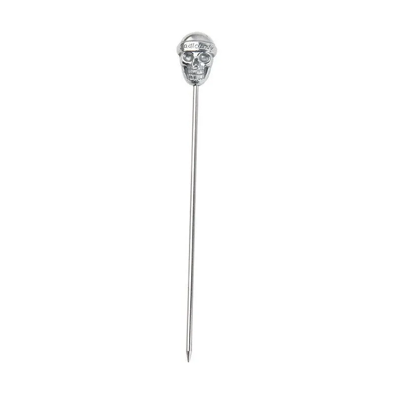 Cocktail Ceremony Skull picks acciaio set 10 pezzi 11 cm