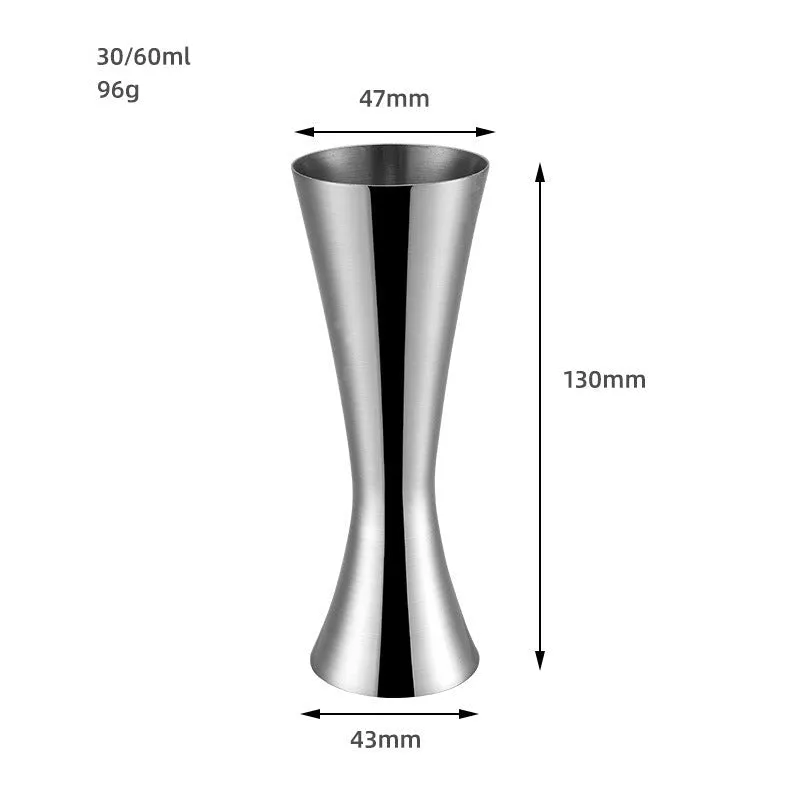 Cocktail Ceremony Aero jigger misurino 30/60 ml graduato
