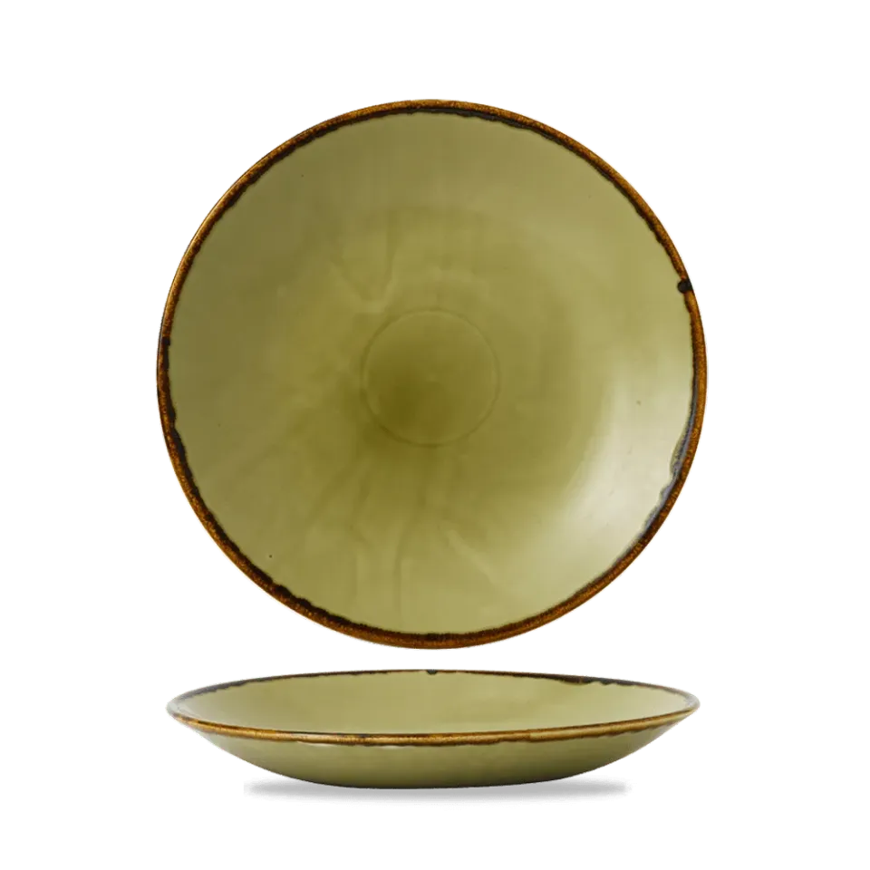 Showbar Harvest Green Piatto Fondo 28,1 cm 6 Pezzi Verde
