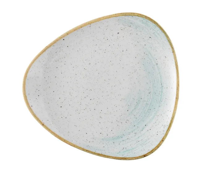 Showbar Stonecast Accents Duck Egg piatto triangolare 26,5 cm 6 pz