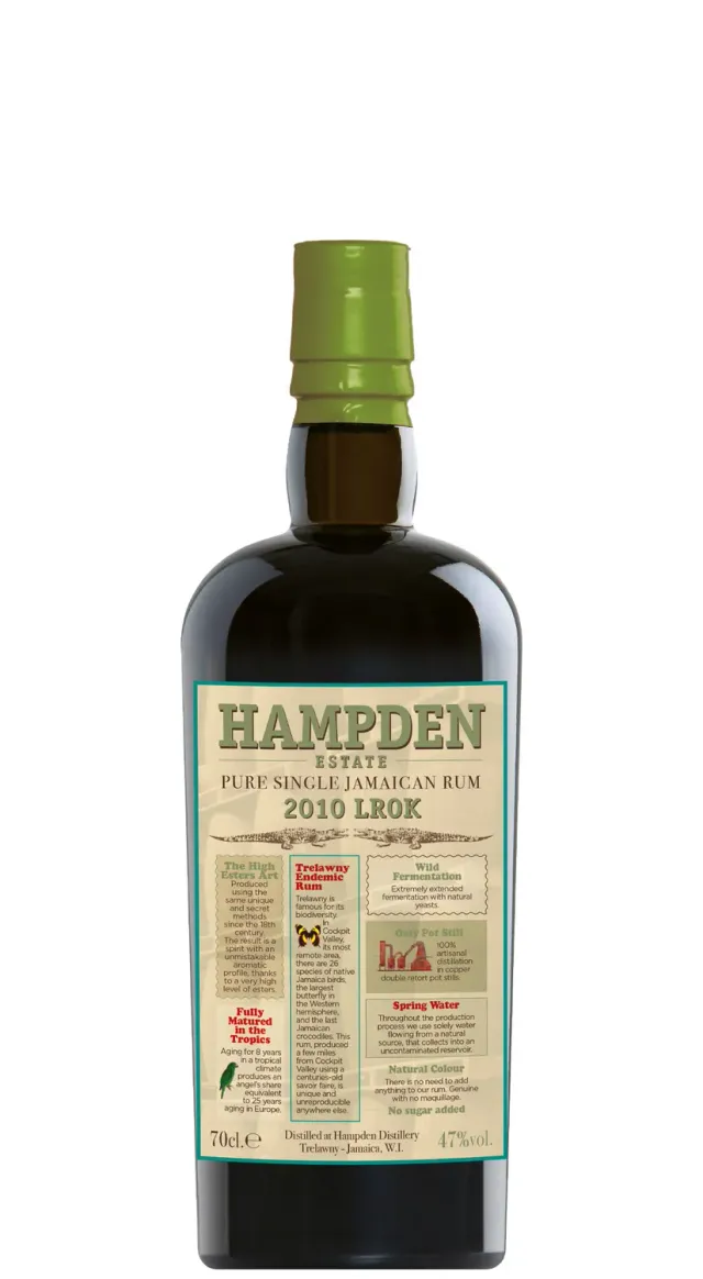 Hampden Estate LROK 2010 Rum Giamaicano