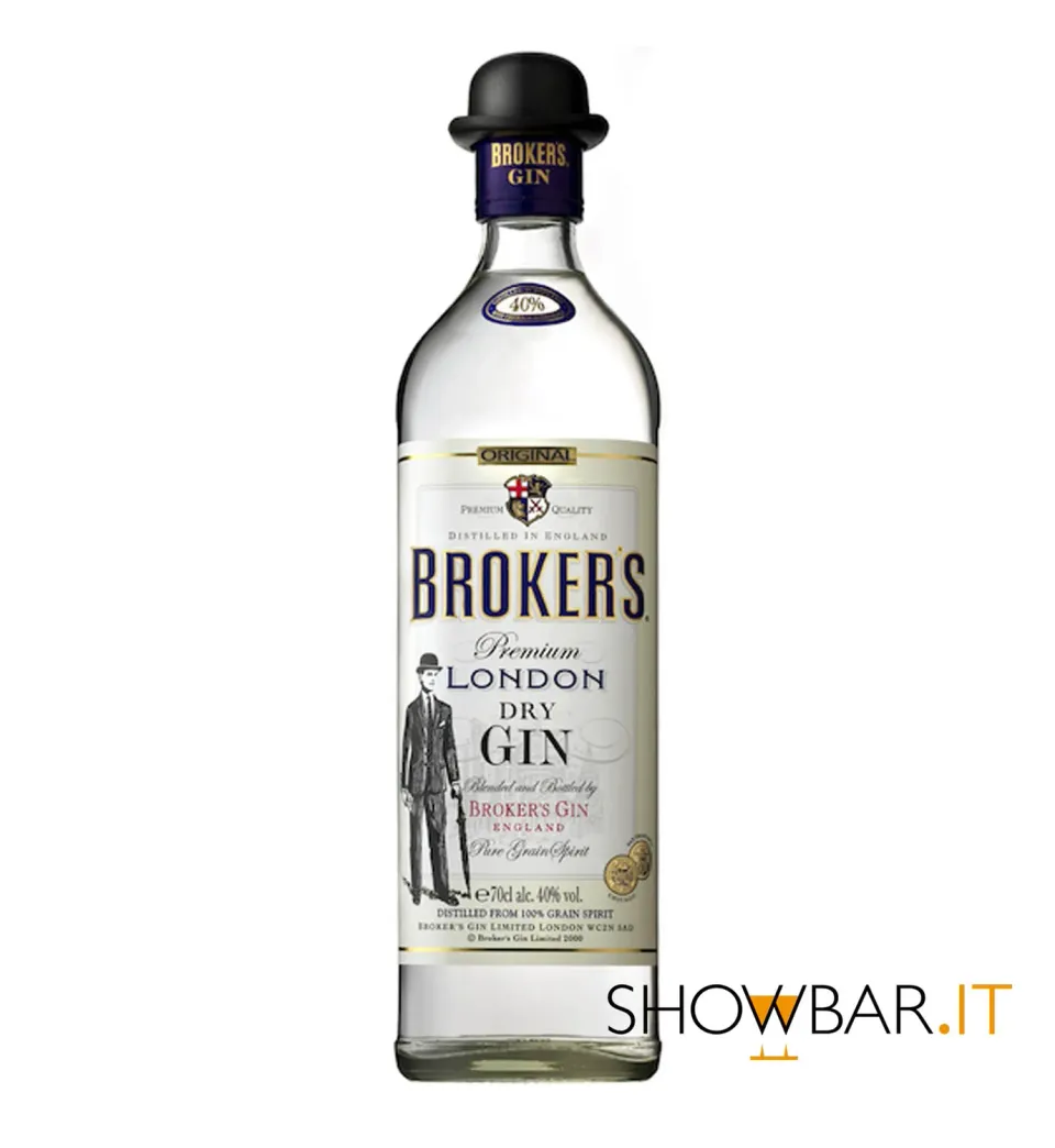Broker's Gin London Dry 70 cl bottiglia classica