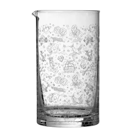 Showbar Urban Bar Tattoo mixing jug vetro 80 cl