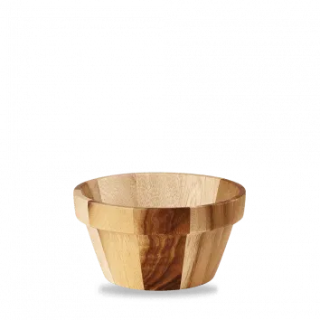 Showbar ciotola legno h 10 cm buffet tavola naturale