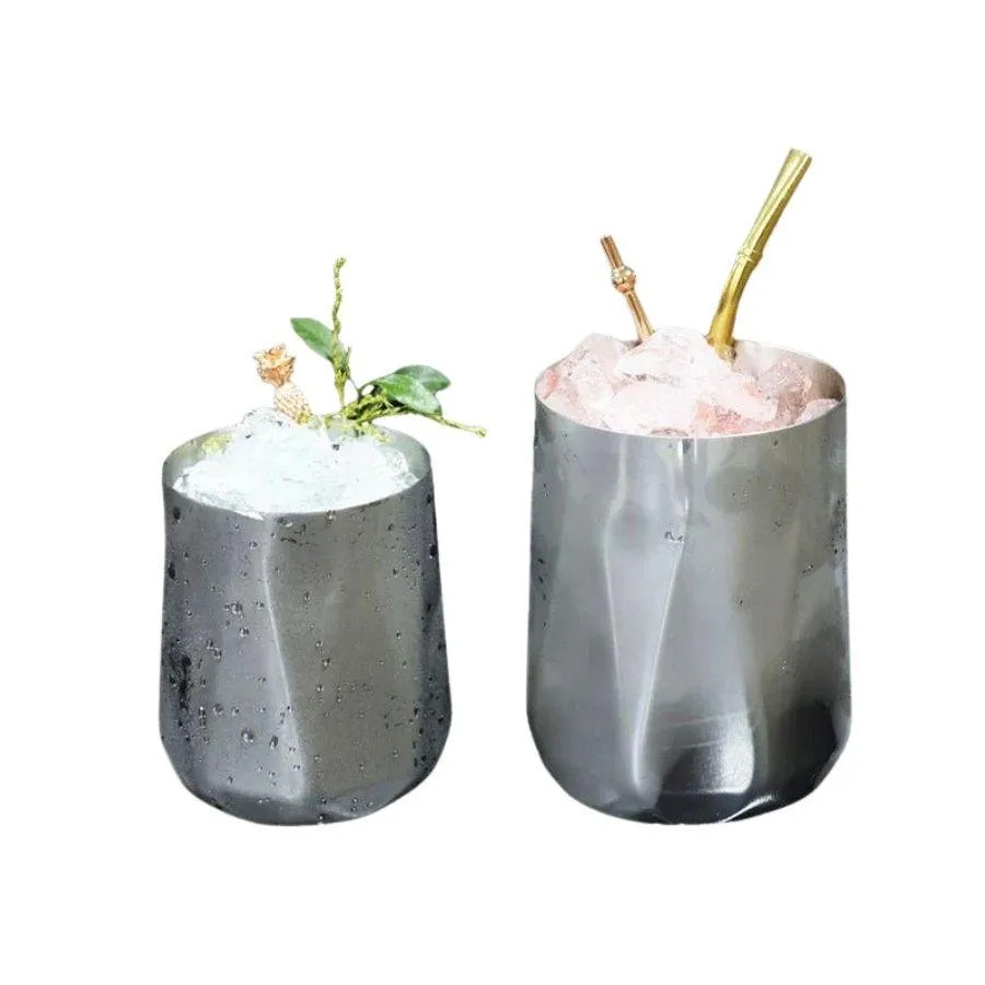 Cocktail Ceremony Diamond-Cut Bicchiere Cocktail Acciaio 350ml