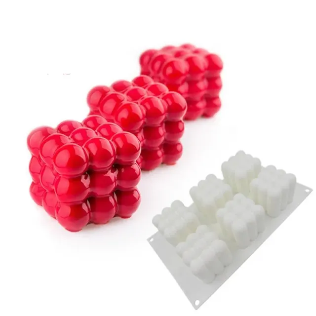 Cocktail Ceremony Rubik's Cube stampo silicone 6 sfere novelty
