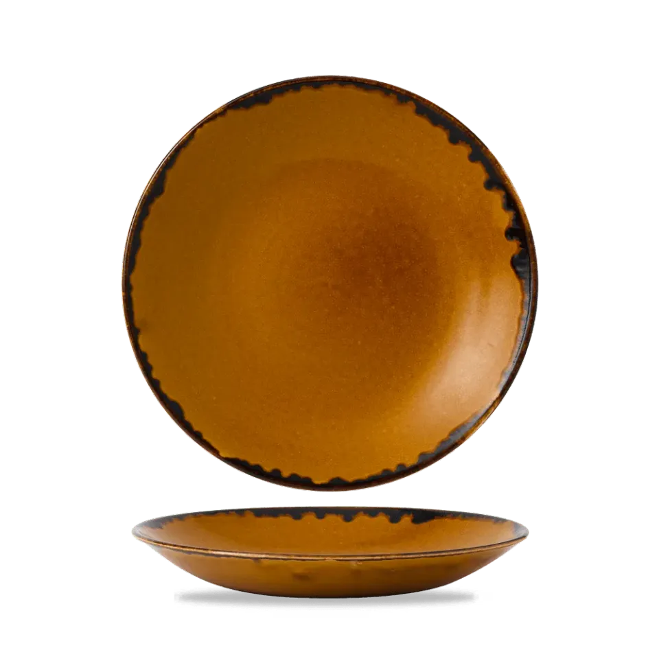 Churchill Harvest Piatto Fondo Brown 28,1 cm 6 pz Coupe