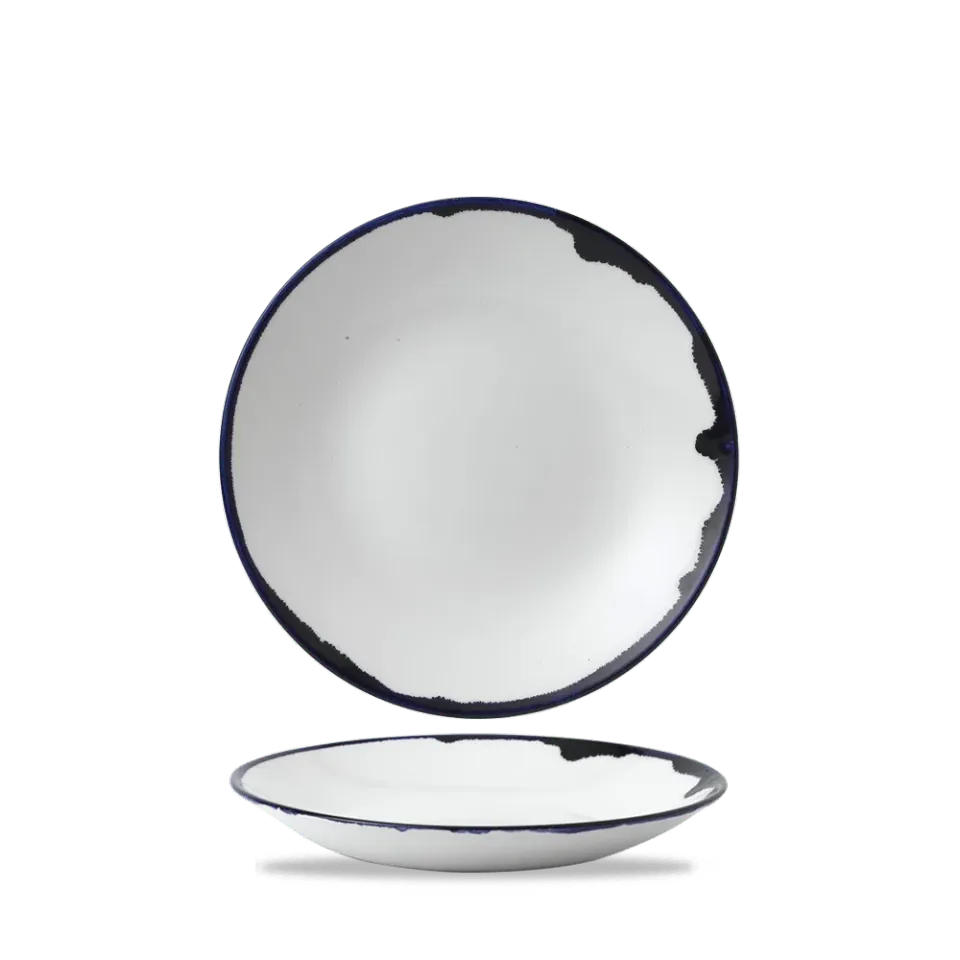 Showbar Harvest Ink Deep Coupe piatto 25,5cm 6 pezzi blu