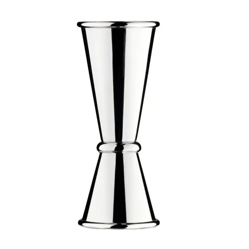 Lorraine Mirror Jigger 1-2 oz acciaio argento bar