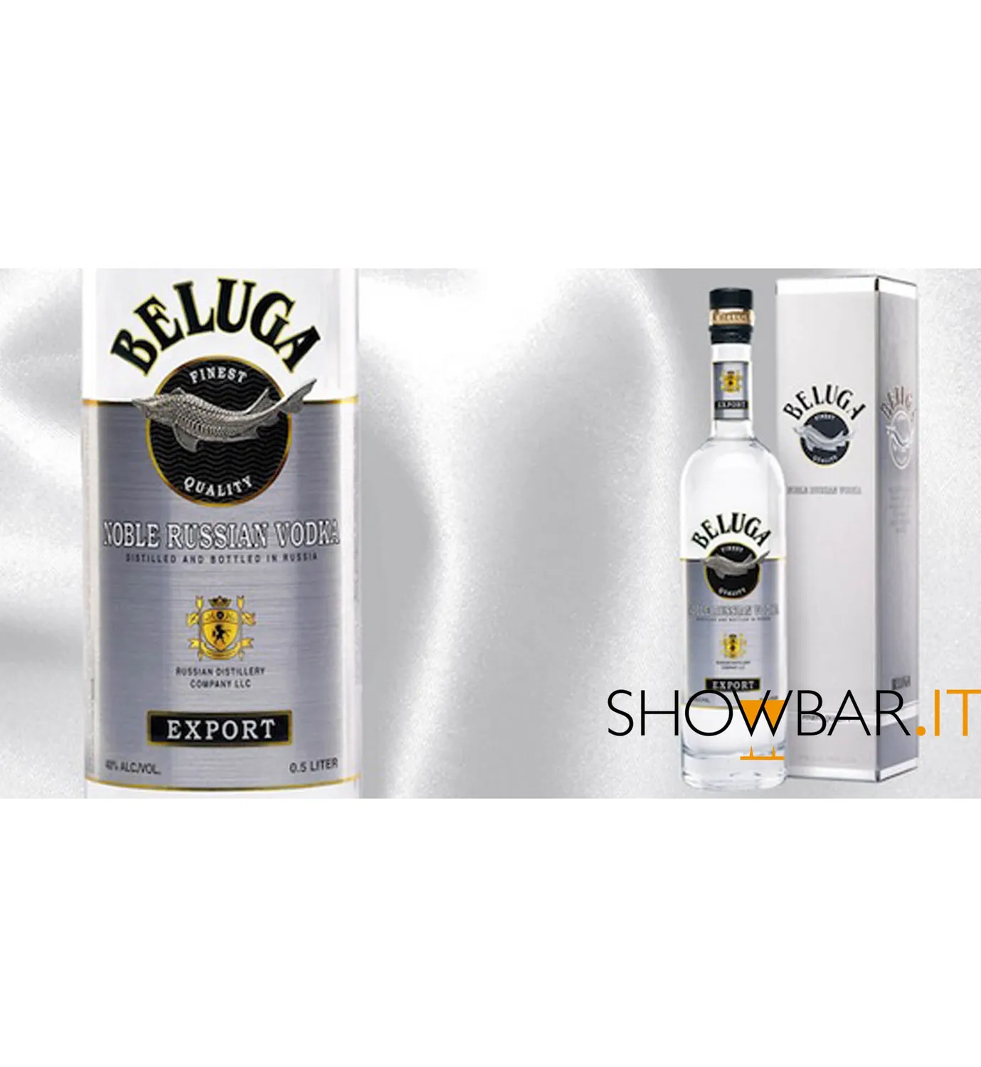 Beluga Vodka Classica Bottiglia Miscelazione Pulita