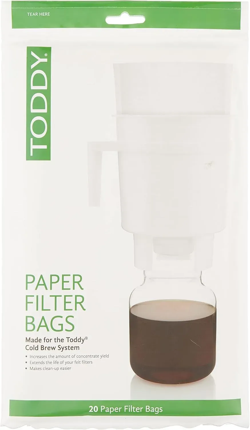 Toddy Cold Brew filtro carta per cold brew