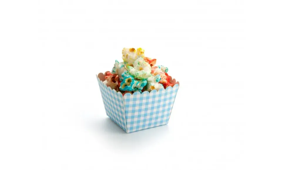 Showbar Pop Corn Box Mini azzurro 100 pz 120ml