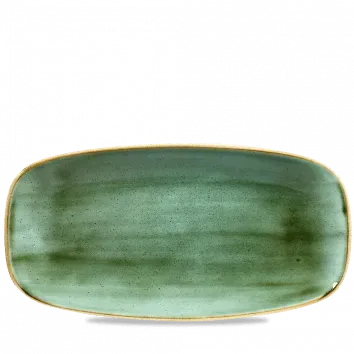 Churchill Stonecast Samphire Verde vassoio 29,8x15,3 cm 6 pz smaltato