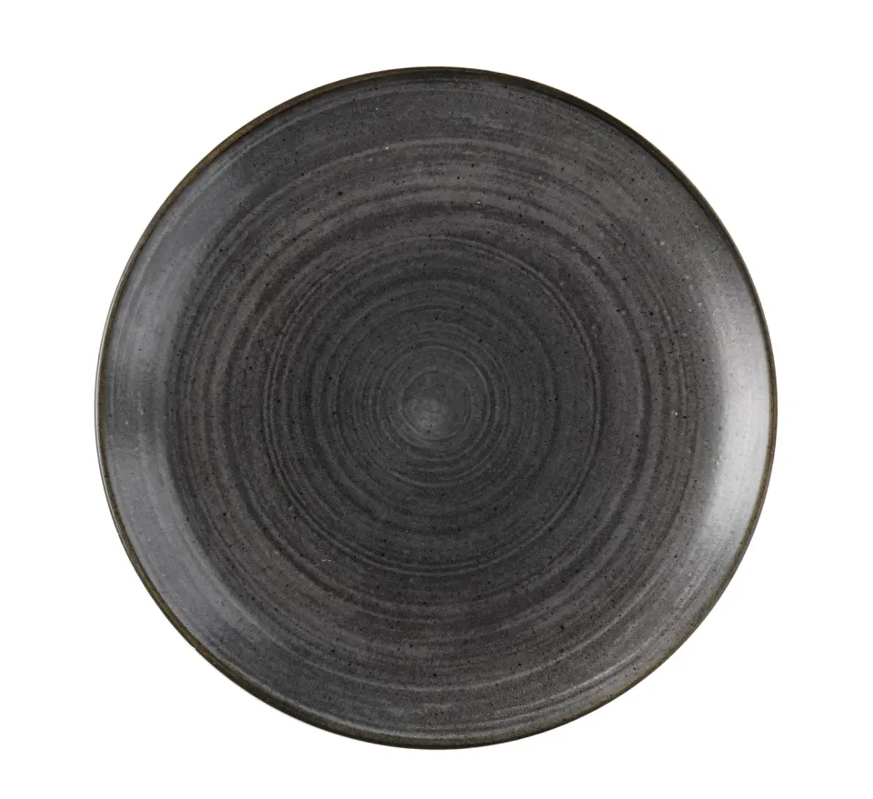 Showbar Stonecast Raw Black Piatto 28,8 cm 6 pezzi