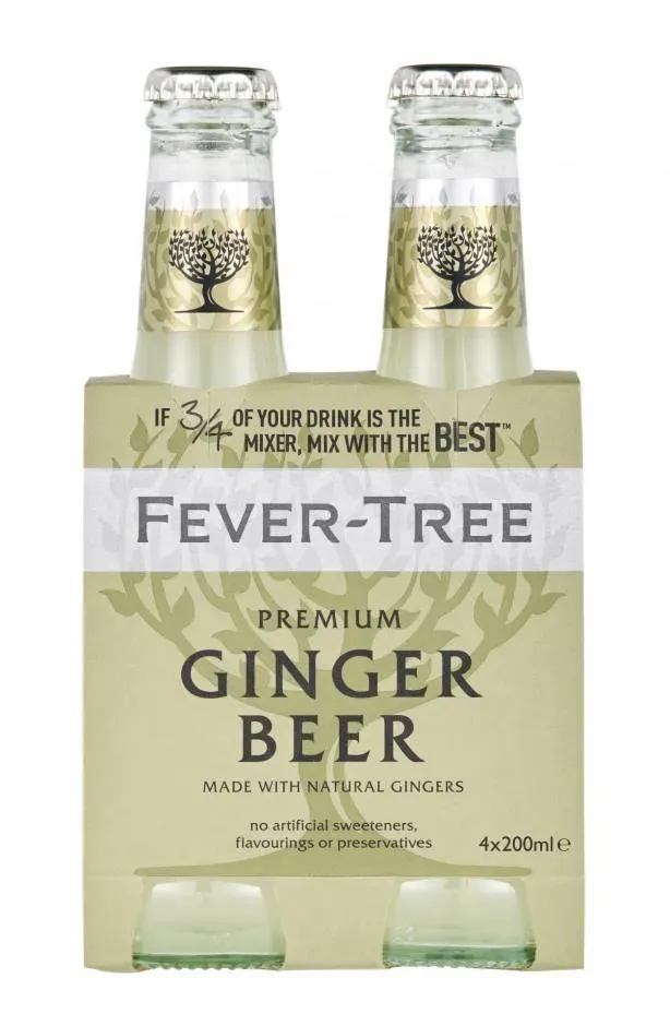 Fever-Tree Ginger Beer 4x20 cl analcolica