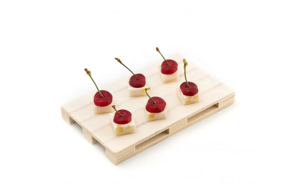 Showbar Pallet vassoio legno 20x12cm conf. 5 pezzi
