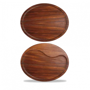 Showbar Tavola Legno Ovale 29,3x22,3 cm ZCAWOWB