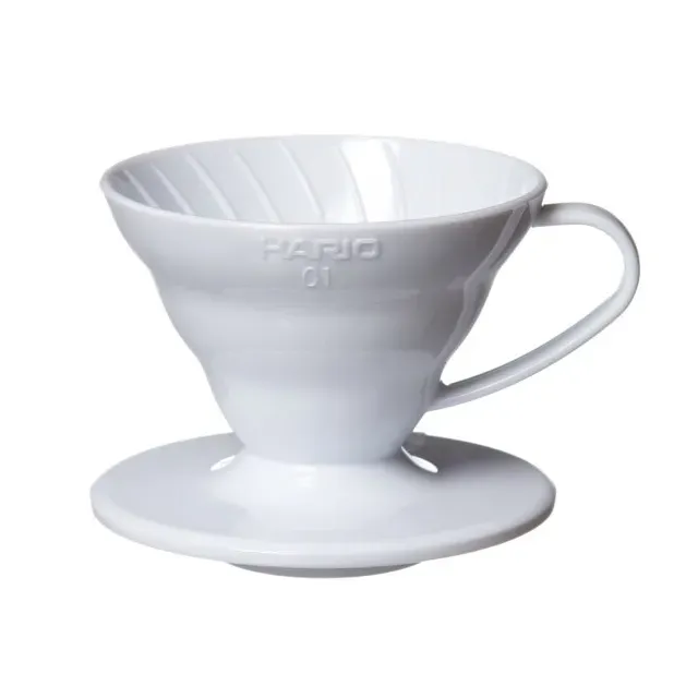 Hario V60 dripper caffè 01 bianco plastica