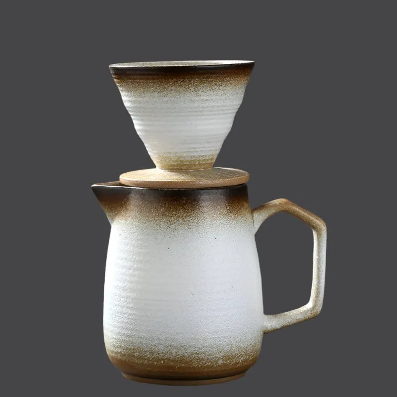 Cocktail Ceremony V60 dripper caffè ceramica giallo terra