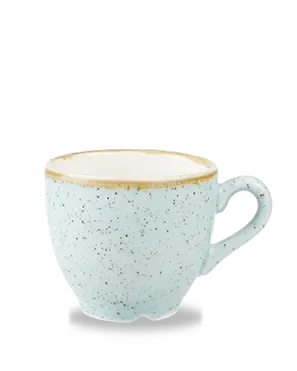 Stonecast Tazzina caffè 10cl azzurra 6pz