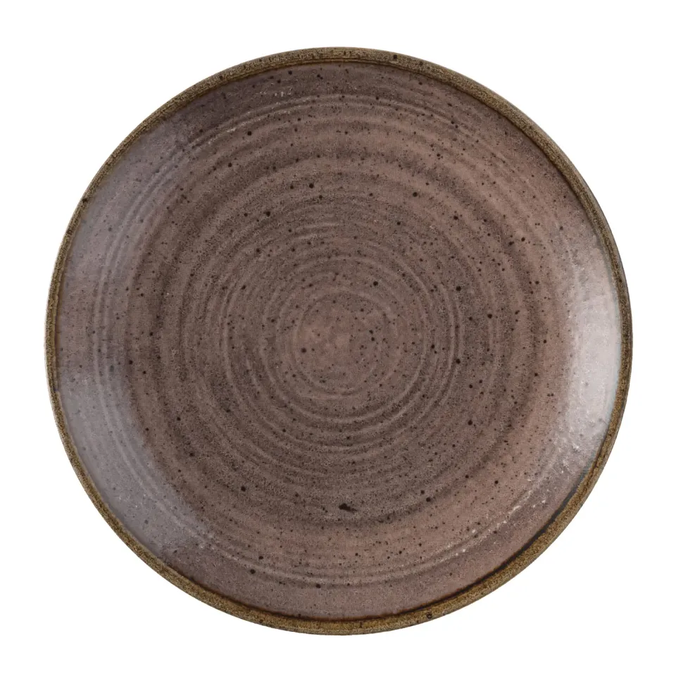 Showbar Stonecast Raw Brown piatto 16,5 cm 6 pezzi