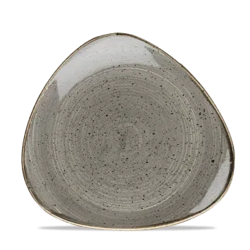 Showbar Stonecast Grigio Puntinato piatto triangolare 22,9 cm 6 pezzi