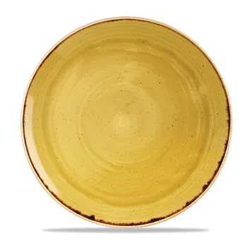 Showbar Stonecast piatto piano giallo senape 28,8 cm 6 pezzi