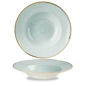 Stonecast Azzurro Puntinato piatto falda 28 cm 6 pezzi