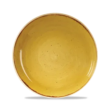 Showbar Stonecast giallo senape piatto fondo 24,8 cm 6 pz