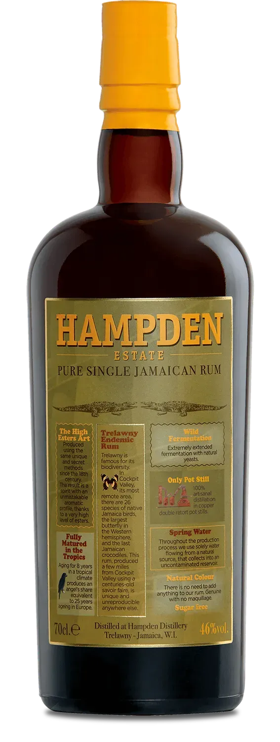 Hampden Estate Rum 70cl 46% bottiglia Giamaica