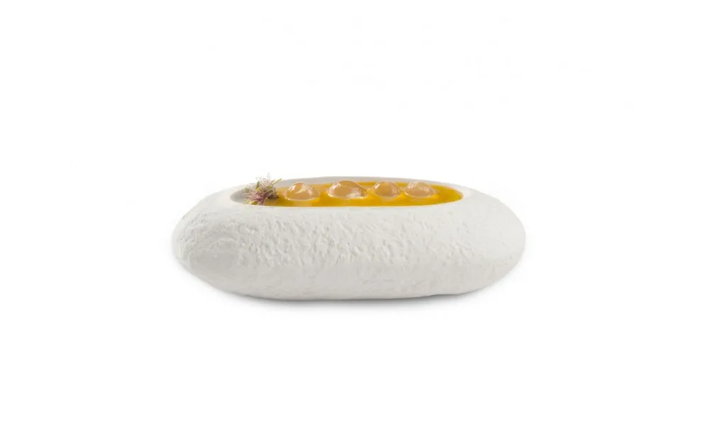 Showbar Mini Rock piatto porcellana 17x8x4 cm design