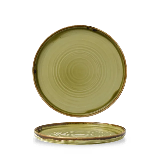Churchill Harvest Green piatto walled 21cm 6 pezzi