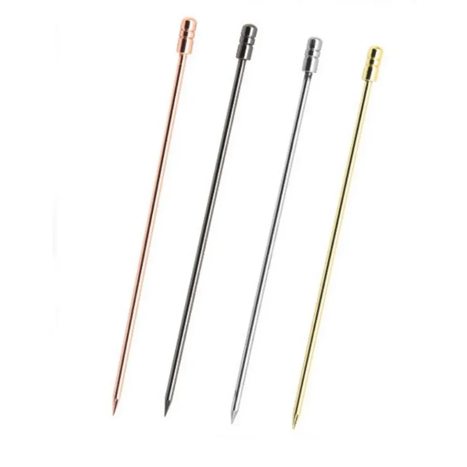 Cocktail Ceremony Cylinder pick cocktail oro set 10 pezzi 11cm