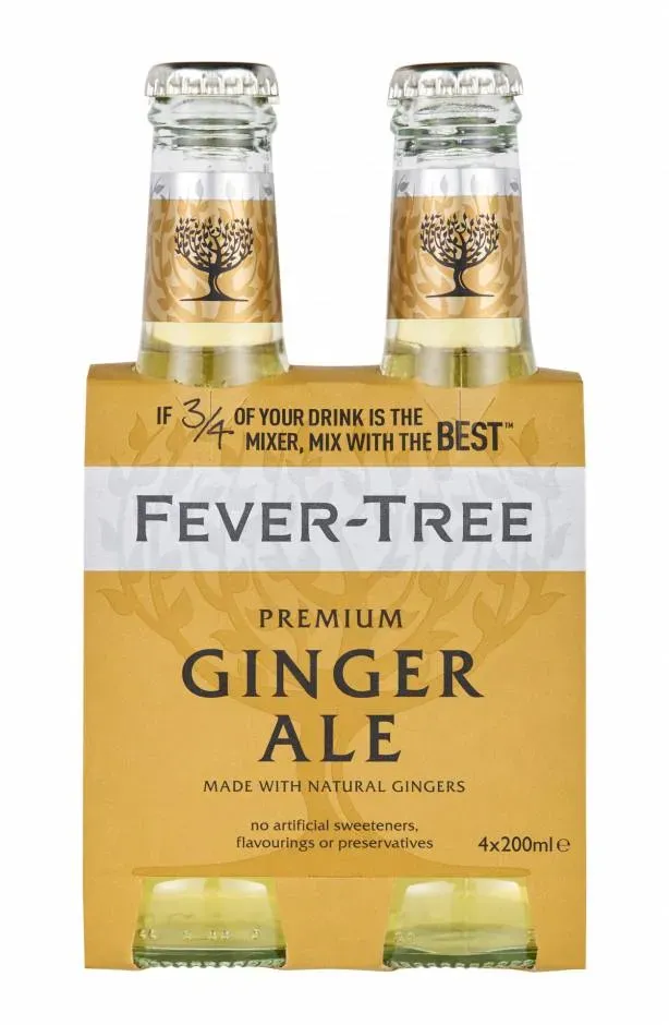 Fever-Tree Ginger Ale bibita zenzero 4x20 cl