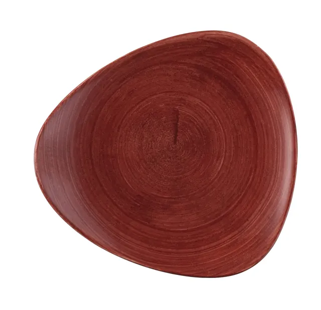 Churchill Stonecast Rust Red piatto triangolare 23 cm 6 pezzi