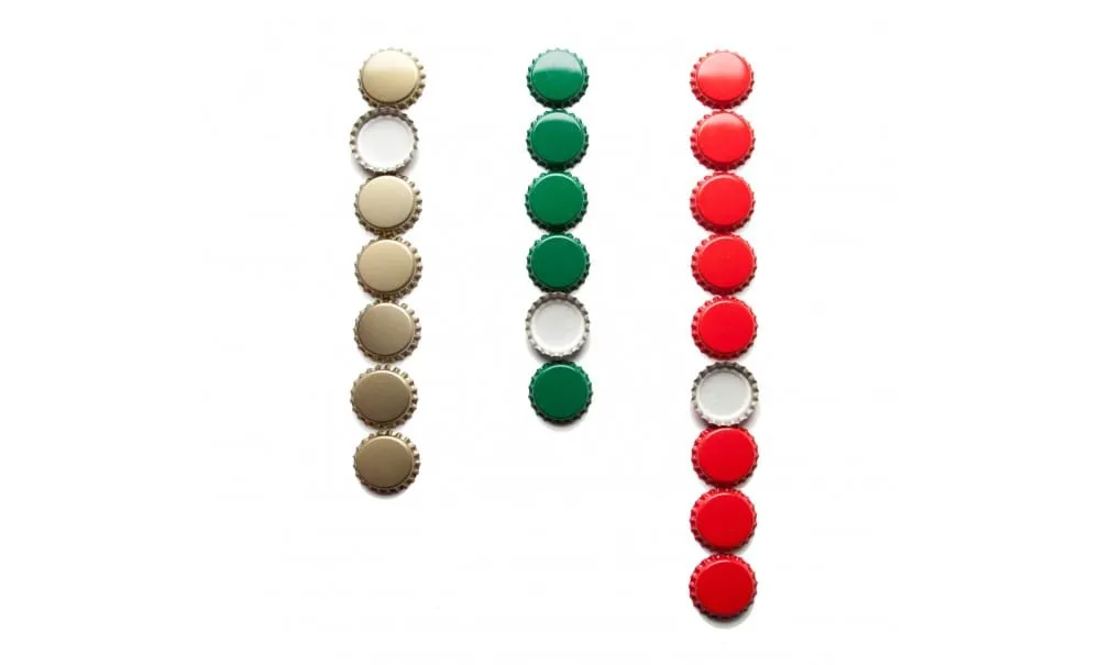 Showbar tappi corona argento Ø 3 cm 100 pezzi