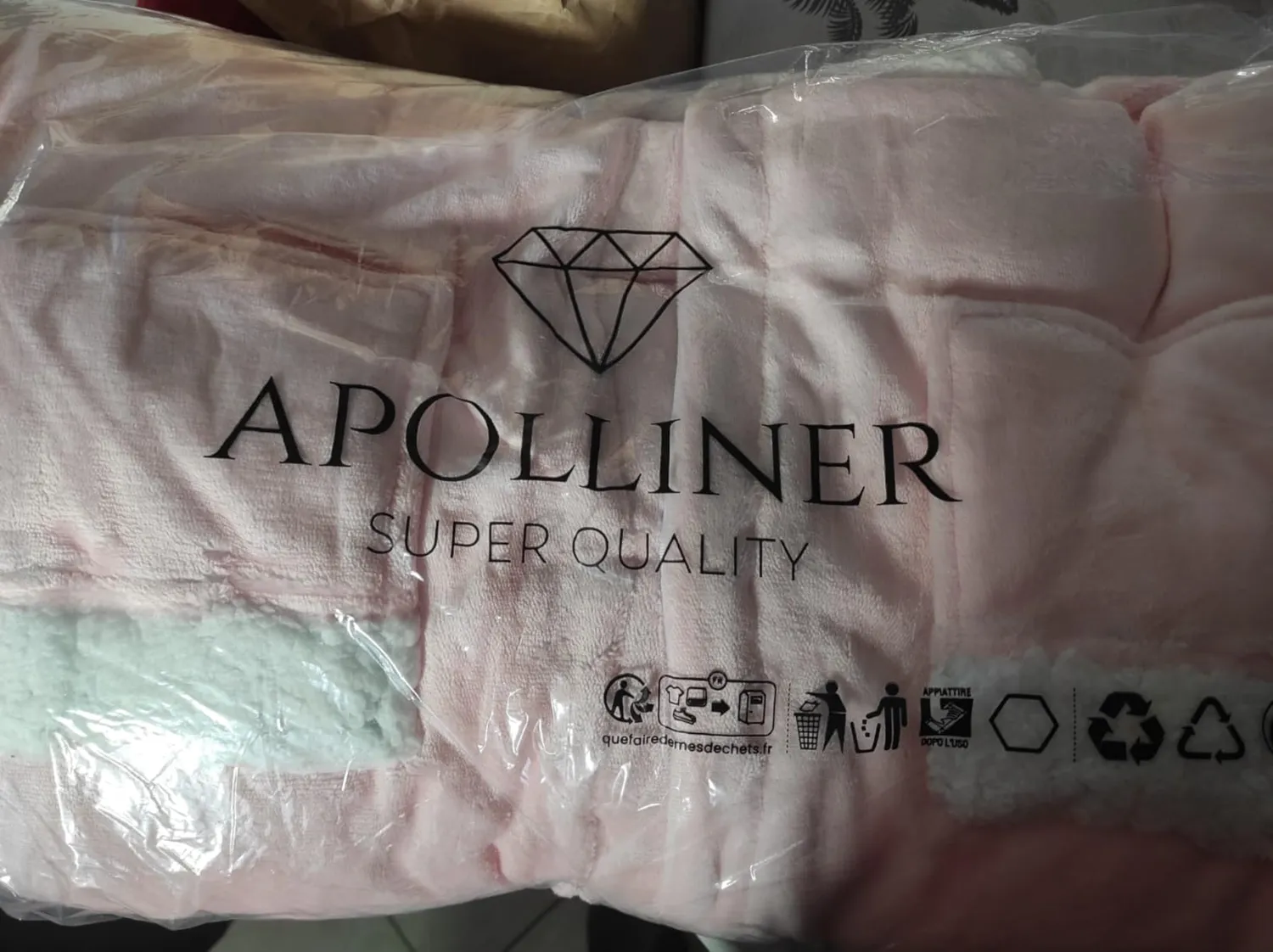 Apolliner Coperta Indossabile Pile 3XL Rosa