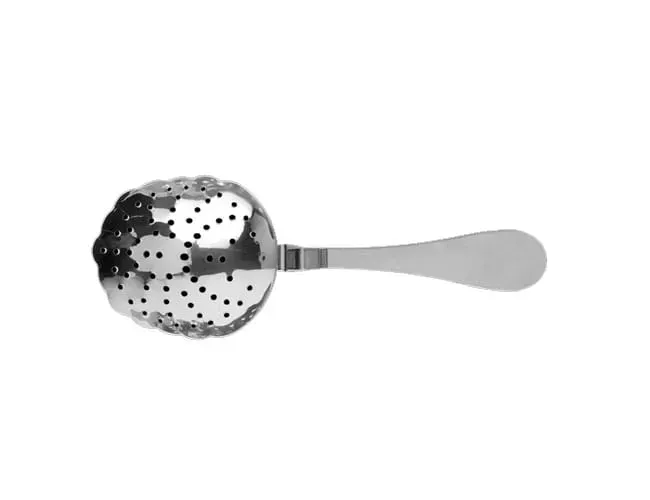 Showbar Lorraine Mirror Leaf Strainer Argento