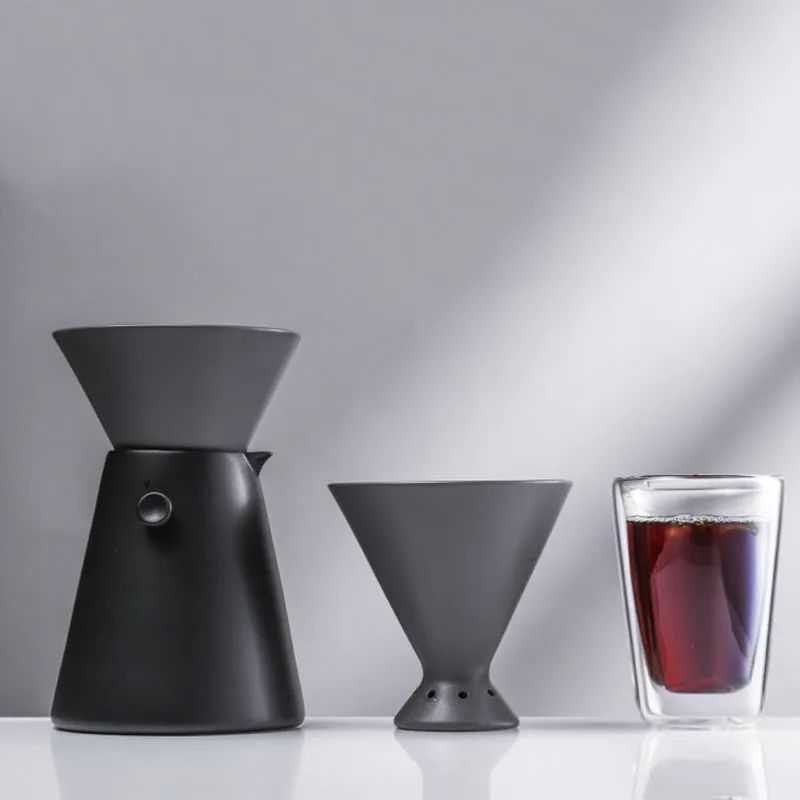 Cocktail Ceremony Woodpecker dripper caffè ceramica V60