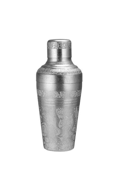 Cocktail Ceremony Vintage shaker cobbler argento acciaio inox