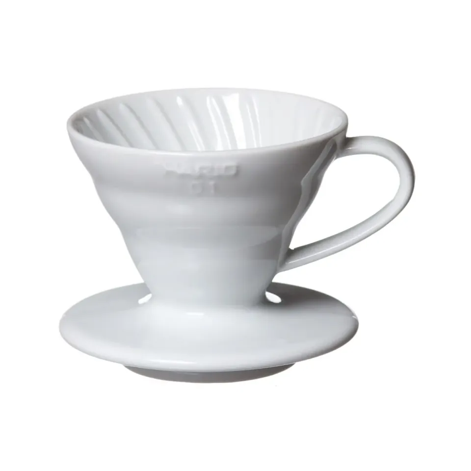 Hario V60 Dripper Caffe Ceramica Bianco 02
