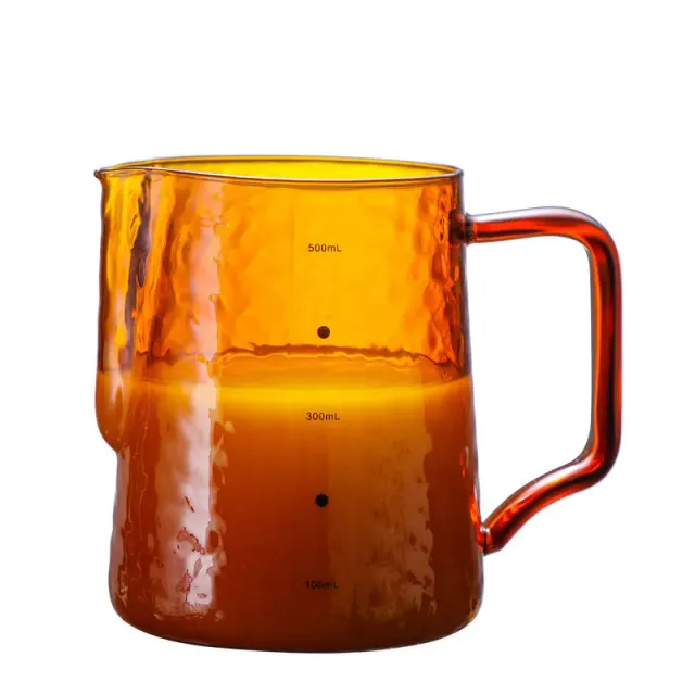 Cocktail Ceremony pitcher lattiera vetro borosilicato 17oz ambra