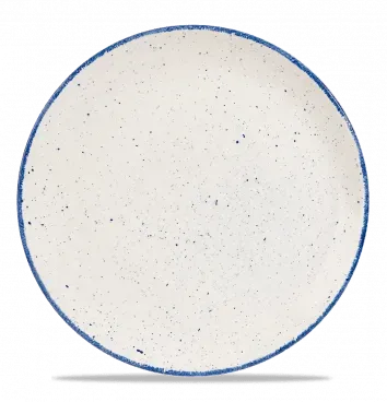 Churchill Stonecast Hints Indigo Blue piatto piano 32,4 cm 6 pezzi