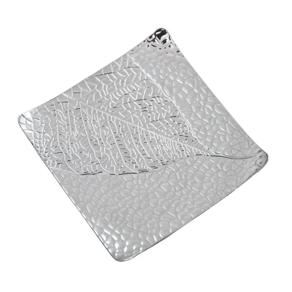 Cocktail Ceremony Sottobicchieri Metallo Quadrati Argento 6 Pz